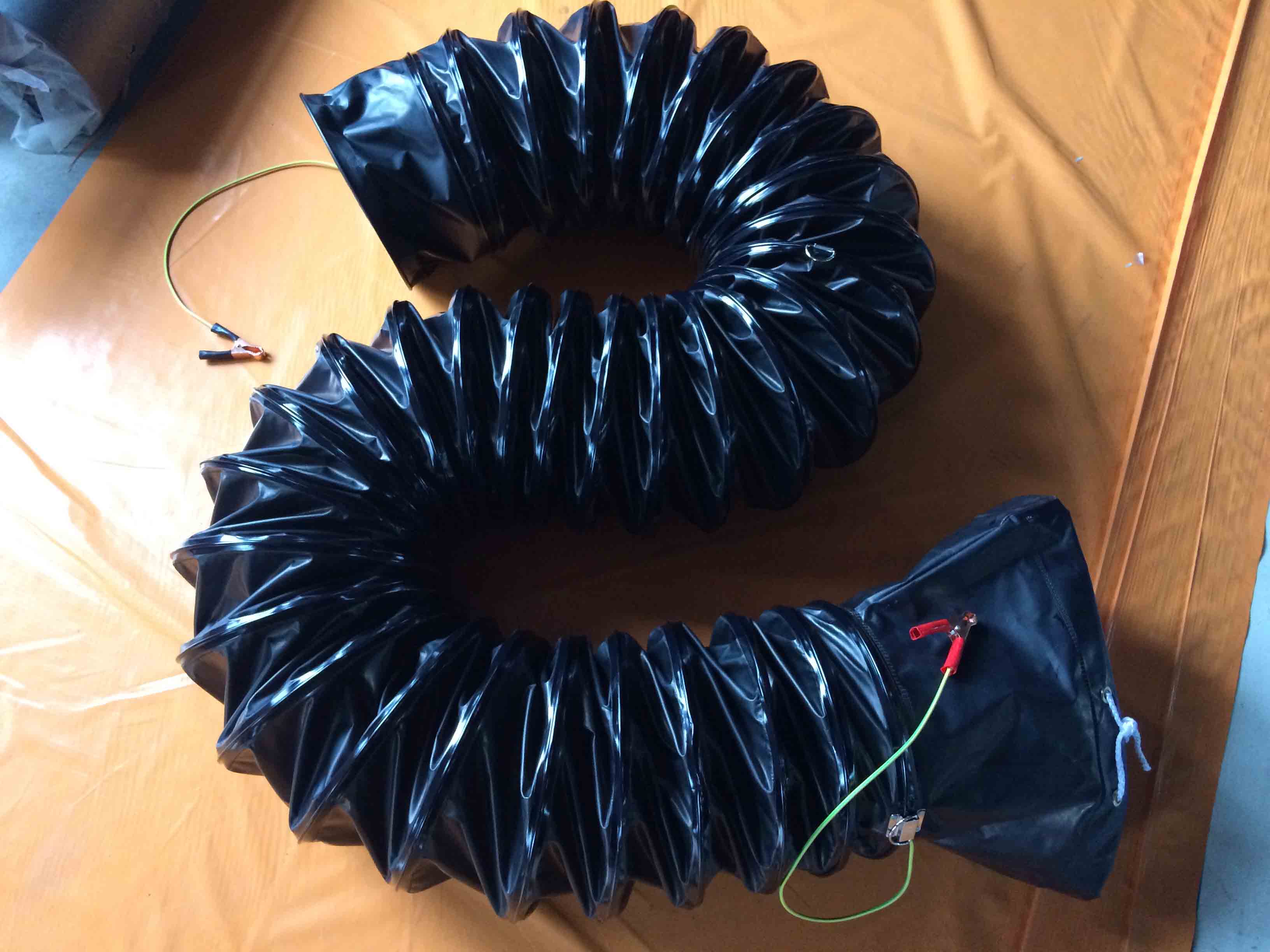 PVC導電黑風管、帶包風管